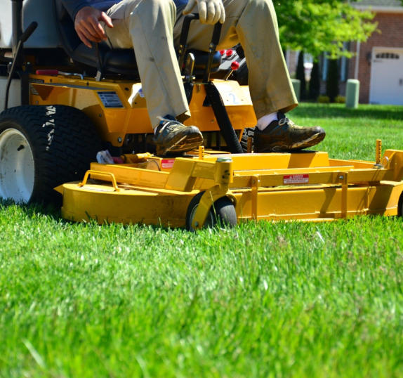 This is a picture of a commercial lawn mower.